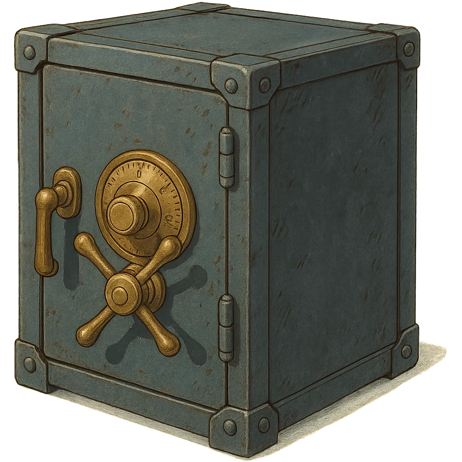 locked money safe emoji