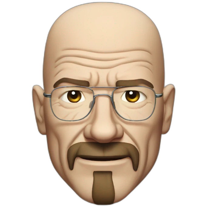 Goofy walter white emoji