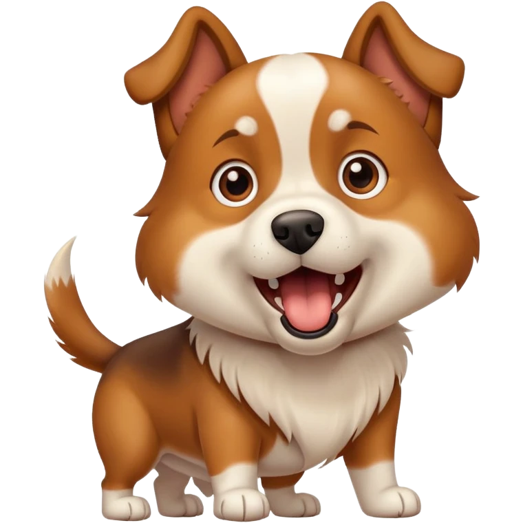 Dog barking emoji