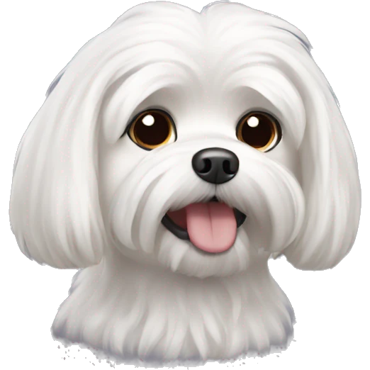 Maltese dog emoji
