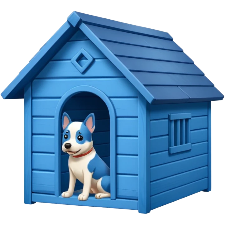 blue dog kennels emoji