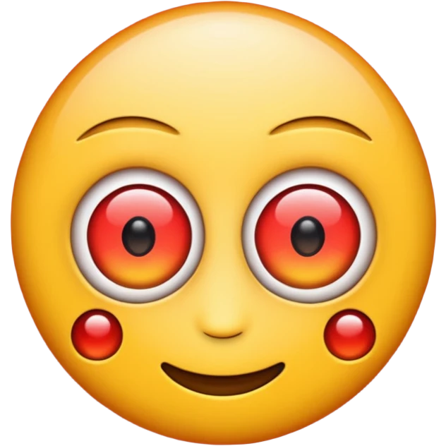 emoji de ojos rojos emoji