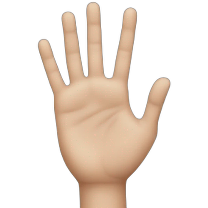Hand emoji