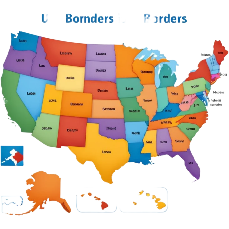 usa map emoji