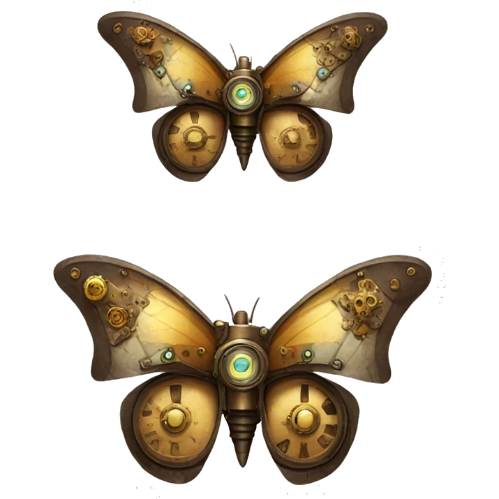 Steampunk Butterfly emoji