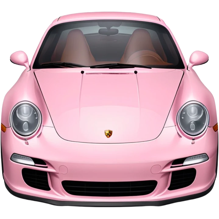 soft pink porsche 911 emoji