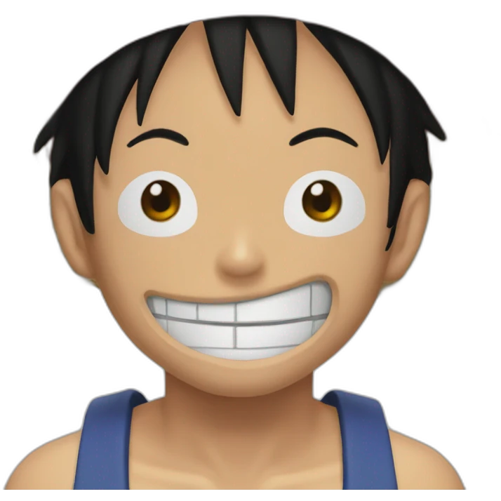 Luffy qui se moque emoji