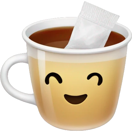 tea bag in cup emoji