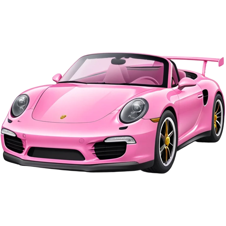 Porsche that’s pink emoji