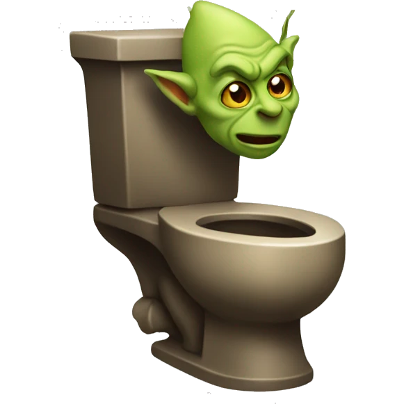 goblin toilet emoji