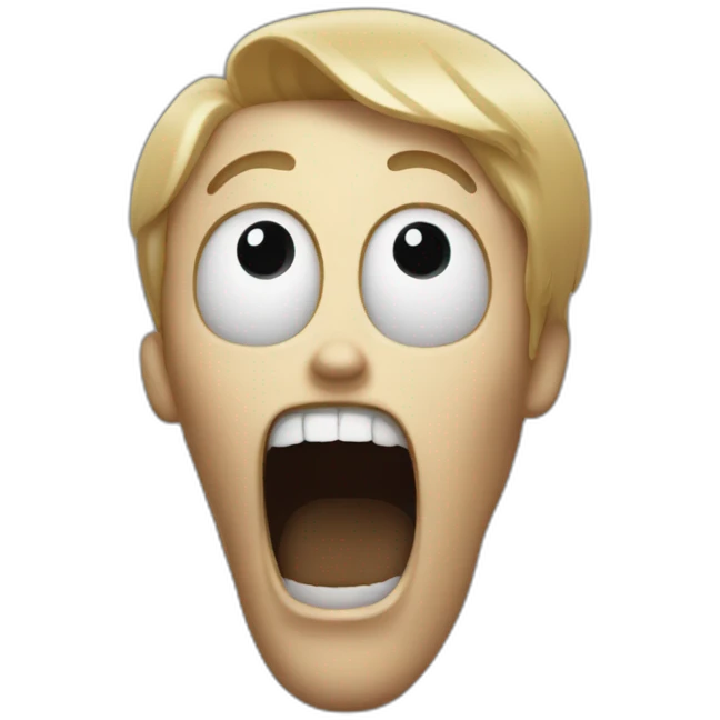 Scream emoji