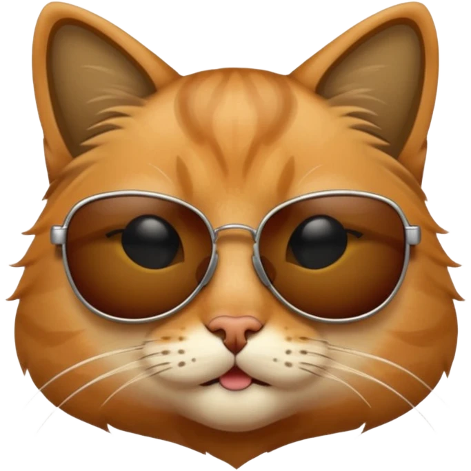 Cat wearing sunglasses emoji