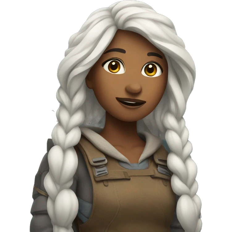 mountain girl emoji