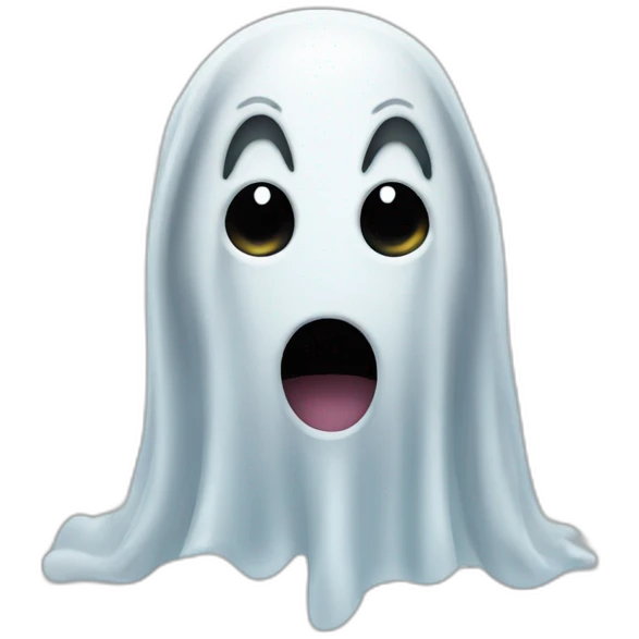 hilarious ghost emoji