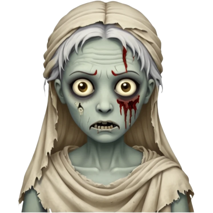 greek ancient zombie woman emoji