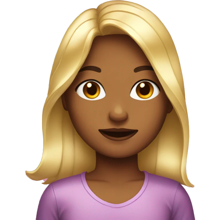 shiny girl emoji