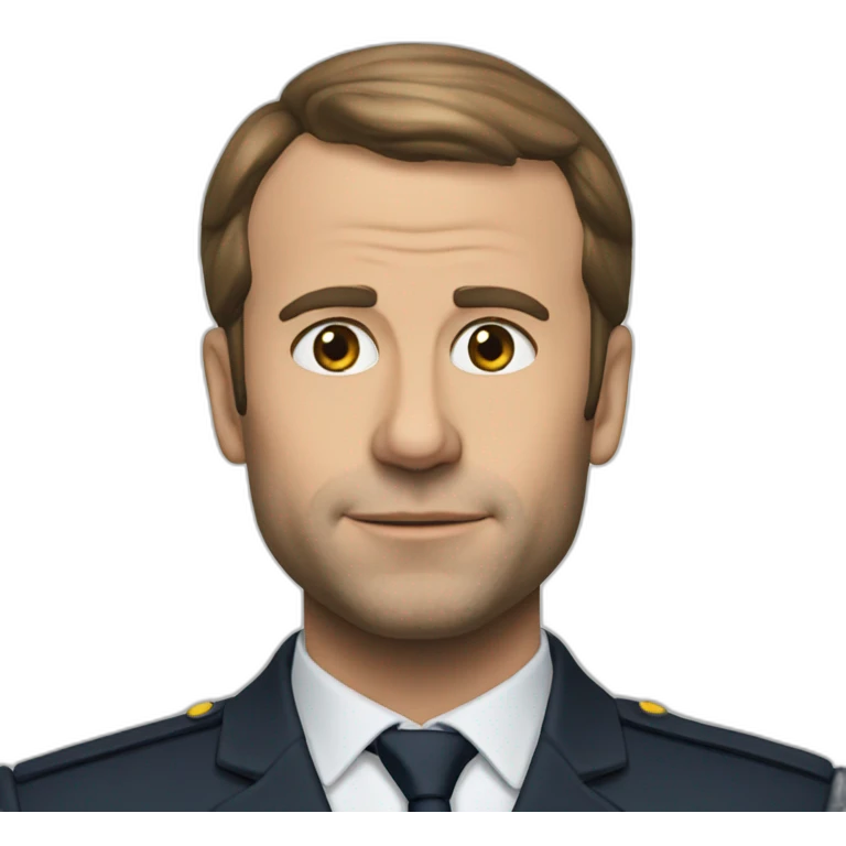 Macron dort emoji