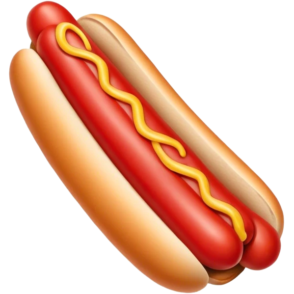 one hotdog emoji