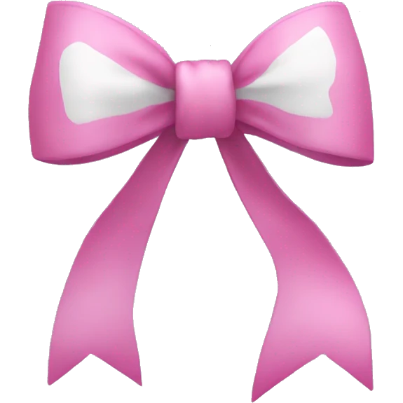 Coquette bow emoji