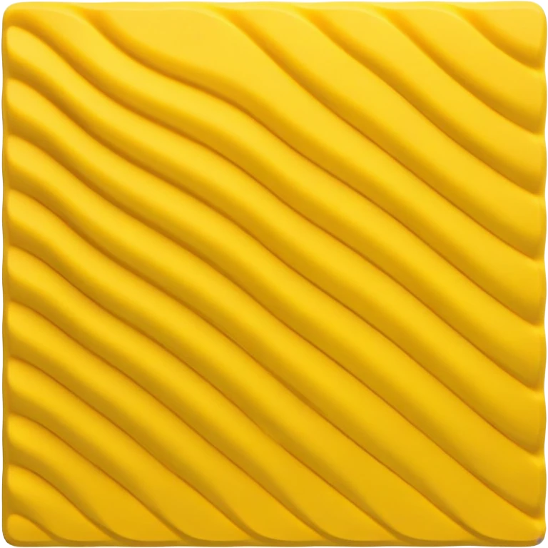 yellow wavy soundproofing foam sheet with textured surface emoji