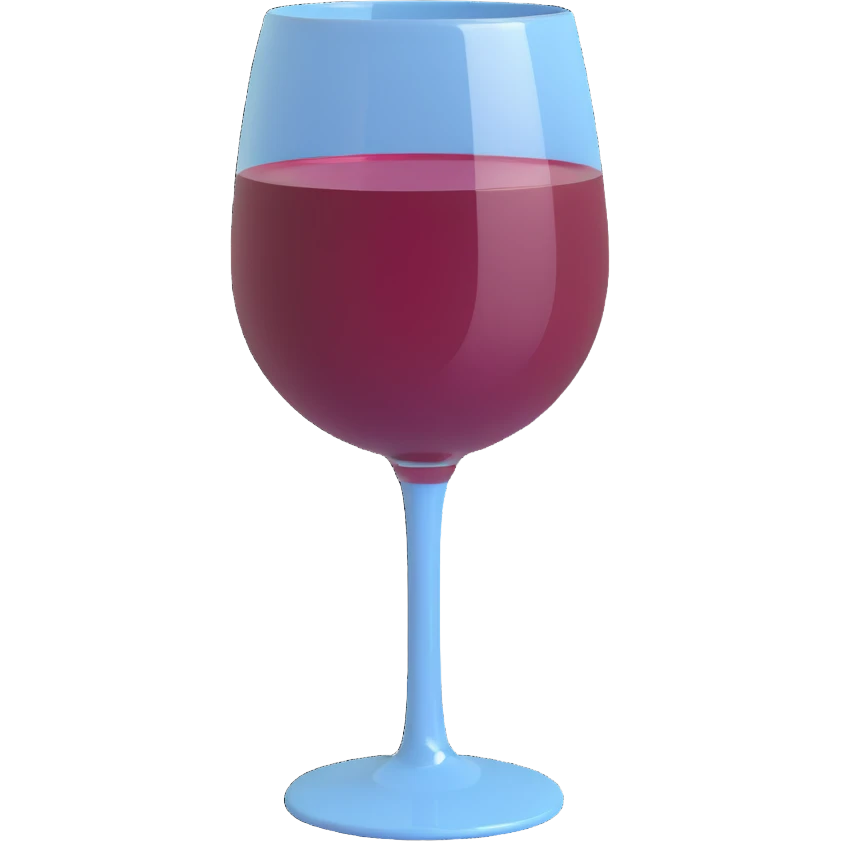 a wine glass emoji