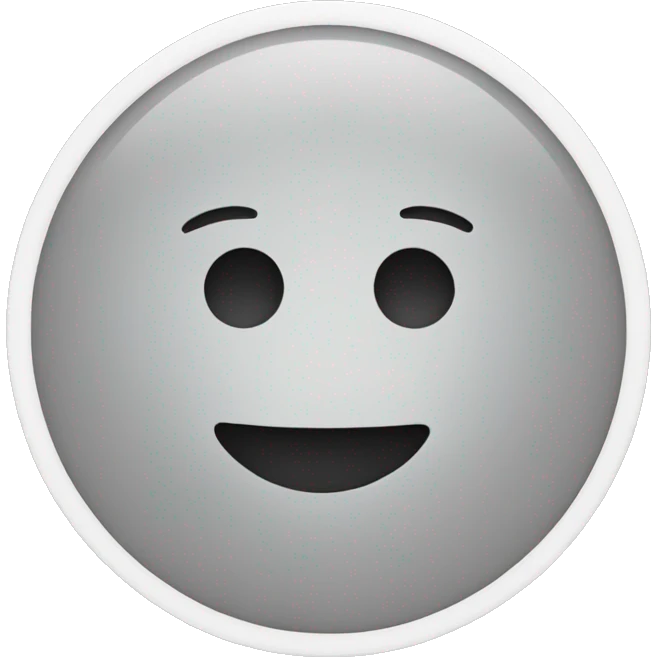 White circle  emoji