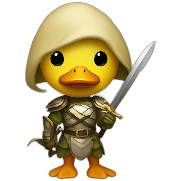 Duck light warrior emoji