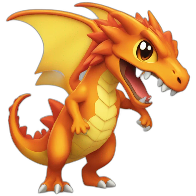 Dracaufeu pokémon emoji