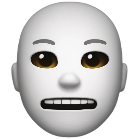 Sans’ face from Undertale emoji