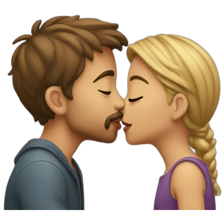 Love kiss  emoji