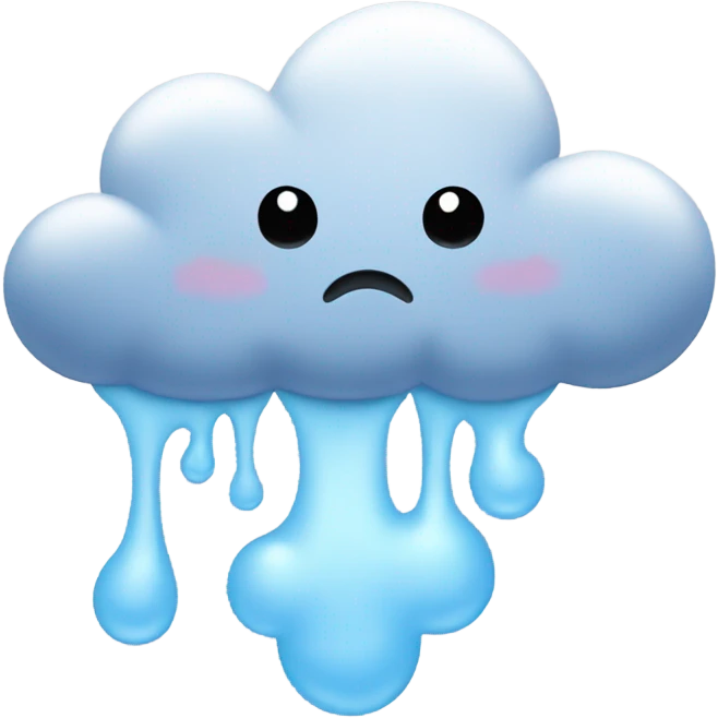 sad cloud emoji