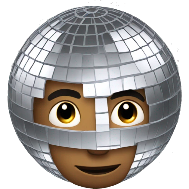 a man in the form of a disco ball



 emoji