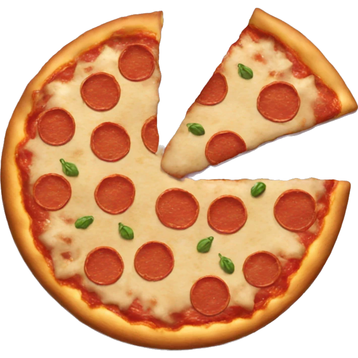  🤔 emoji but it's made of pizza  emoji