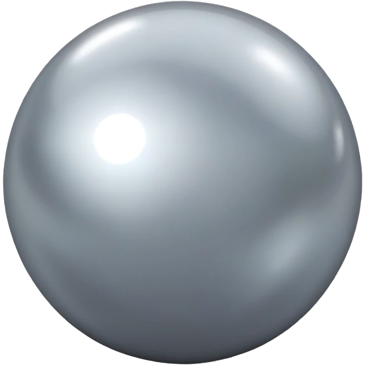 silver ball emoji
