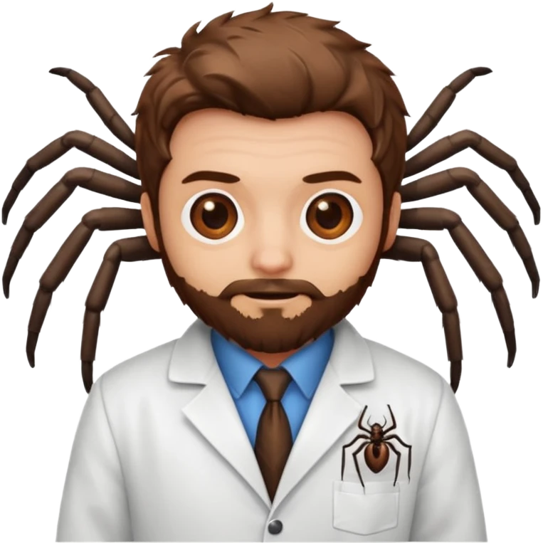 spider in a lab coat emoji