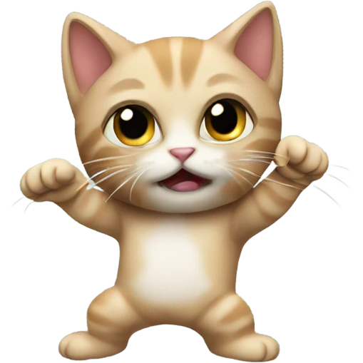 Kitten robbing  emoji