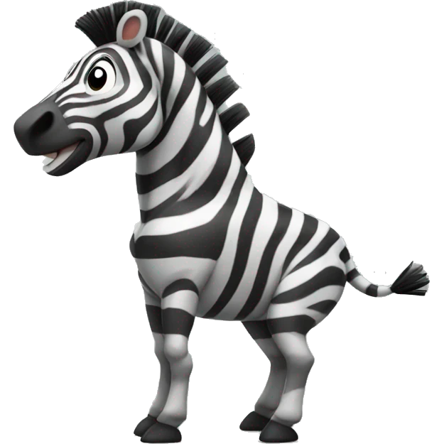 zebra flexing muscles emoji