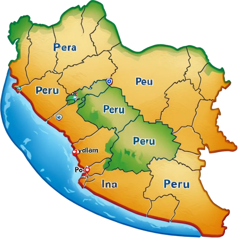 Peru map emoji