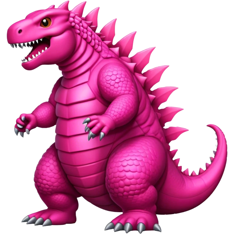 pink godzilla emoji