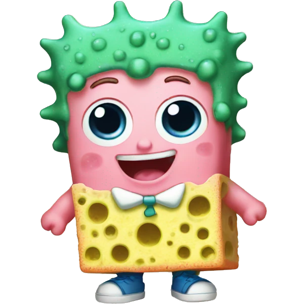 cute baby sponge bob emoji