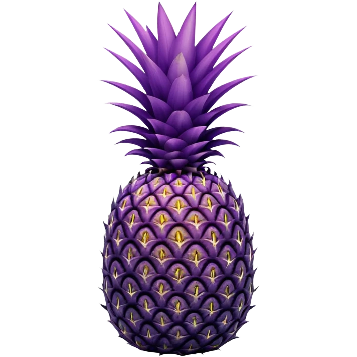 pineapple that is purple emoji