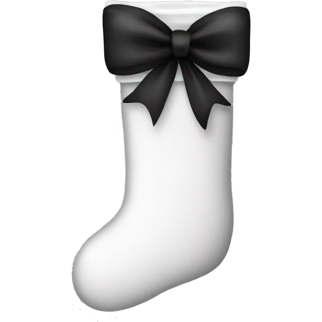 Stockings with black bow emoji