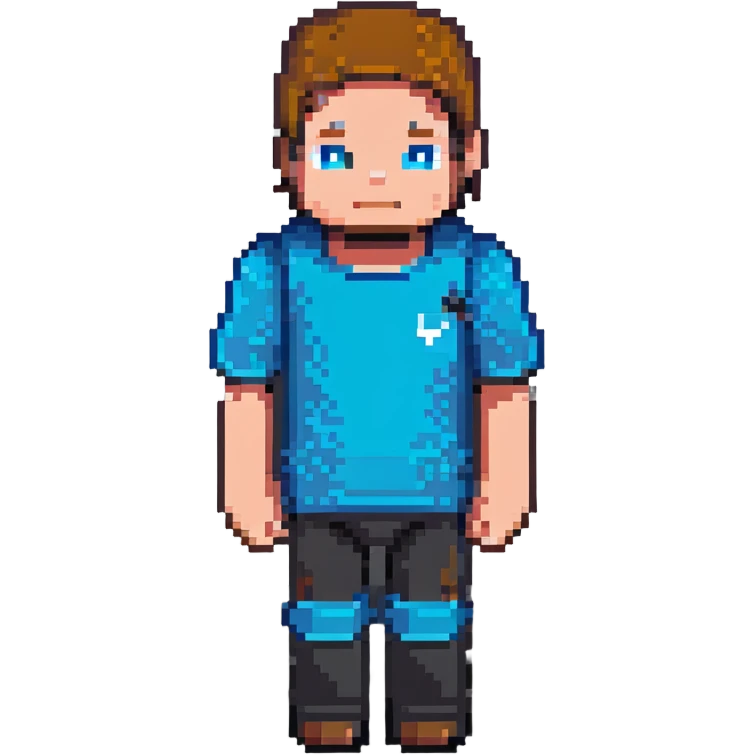 Minecraft Steve character emoji