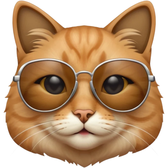 Cat wearing sunglasses emoji
