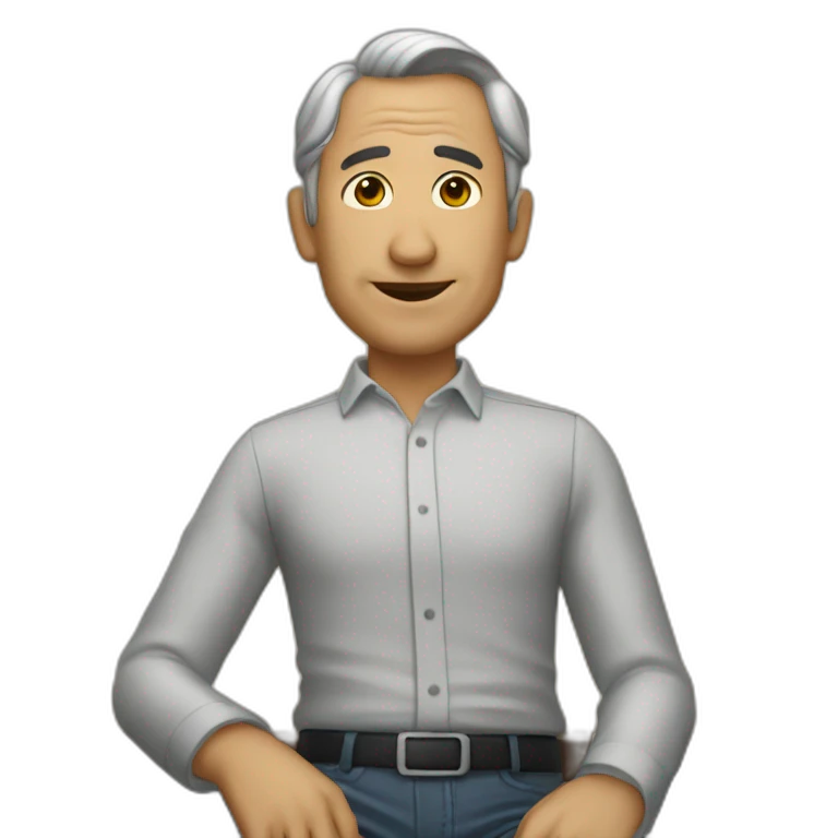 señor en el inodoro emoji