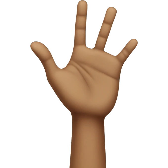 talk to the hand emoji