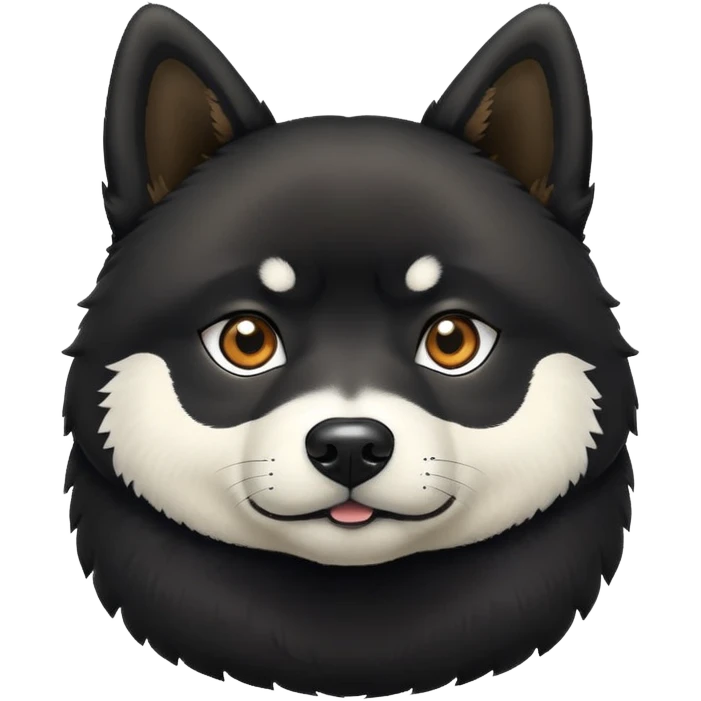 Black Shiba Inu  emoji
