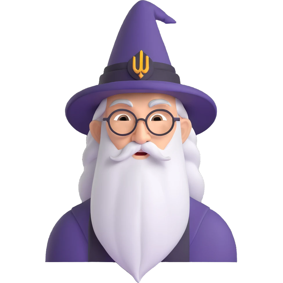 Dumbledore from Harry Potter emoji