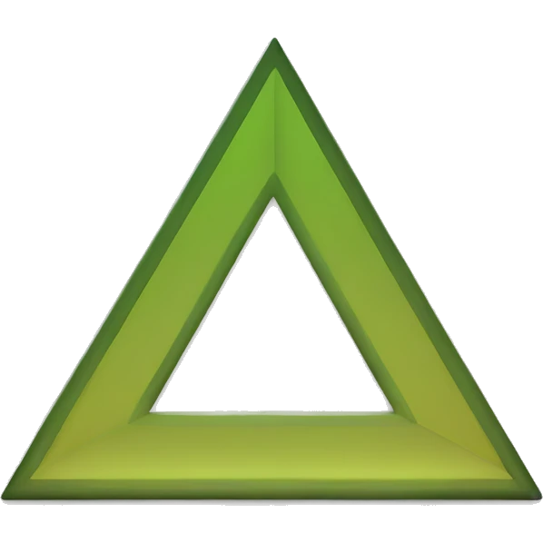 Triangle inside a circle emoji