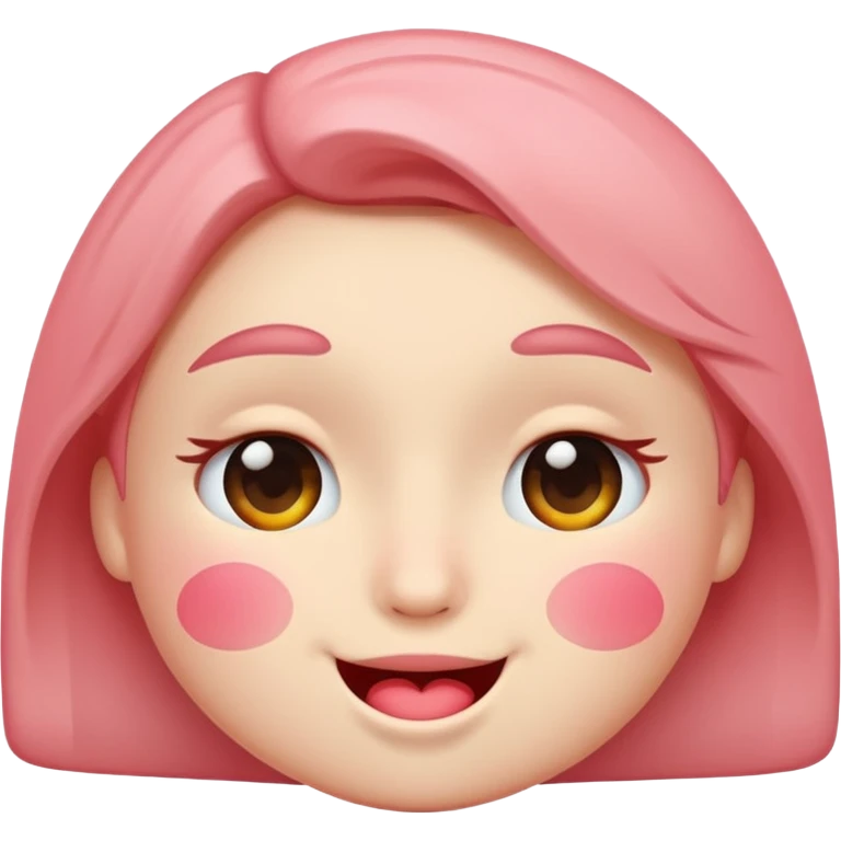 Blushing wink emoji emoji